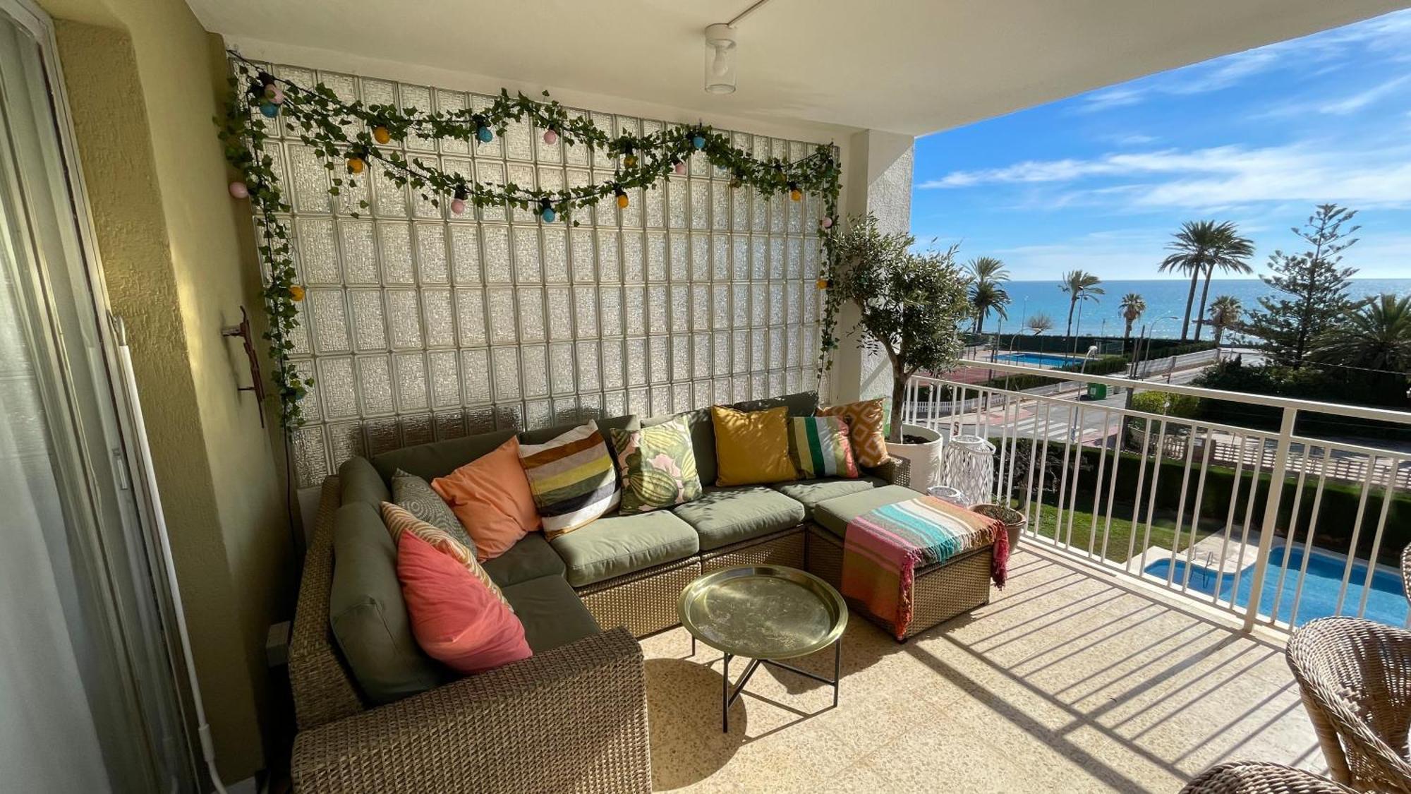 Epis - Large Luxury Apartment With Sea View Беникасим Экстерьер фото